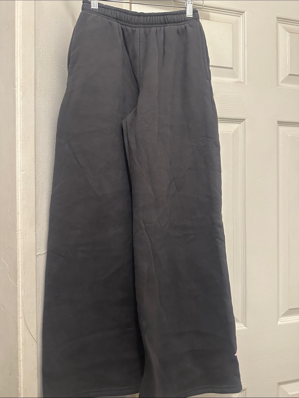 Edikted Black Wide-Leg Women's Sweatpants